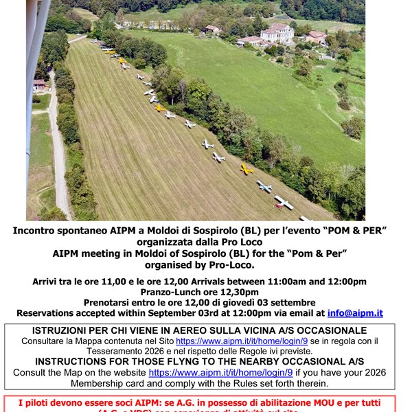 Incontro spontaneo/Meeting a Moldoi (BL) AIPM